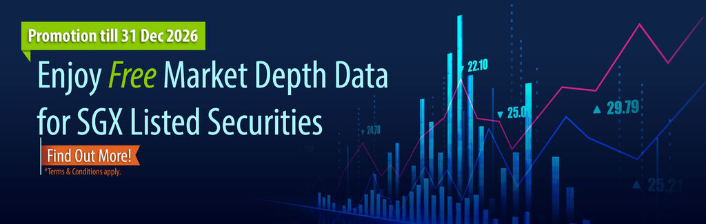 Enjoy Free Market Depth Data for SGX Listed Securities
